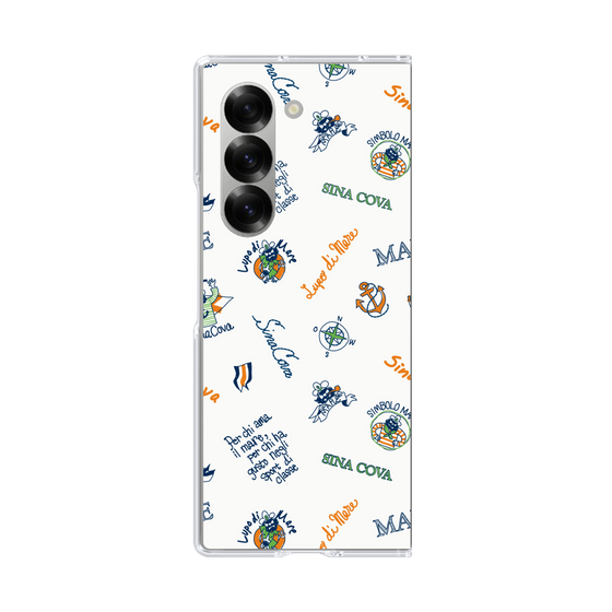 Clear Case［ SINA COVA - All-Over Captain Pattern ］