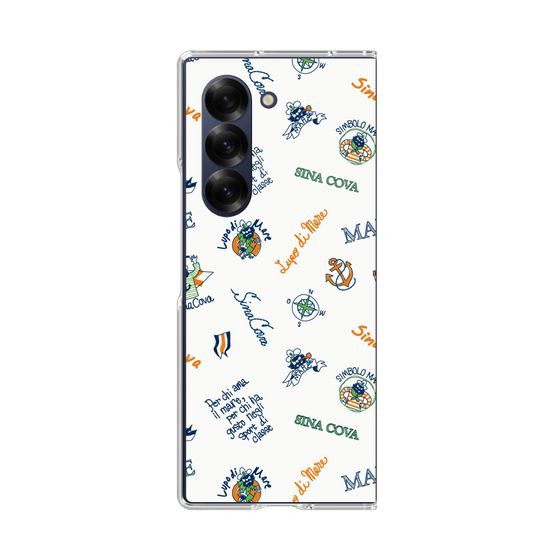Clear Case［ SINA COVA - All-Over Captain Pattern ］