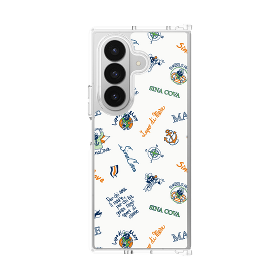 Clear Case［ SINA COVA - All-Over Captain Pattern ］