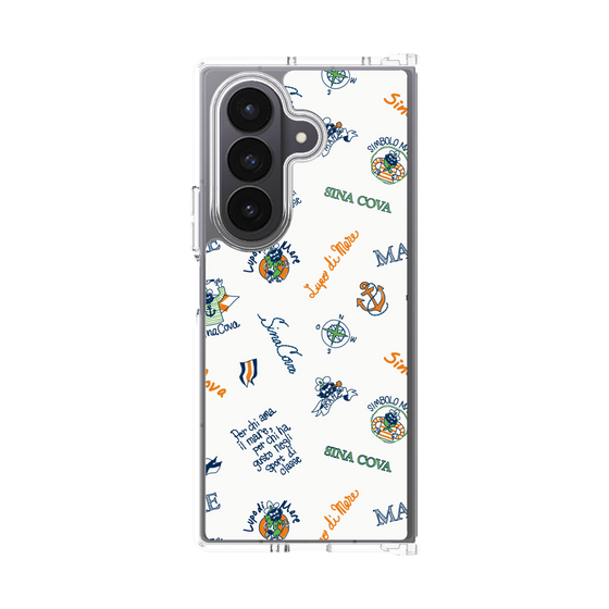 Clear Case［ SINA COVA - All-Over Captain Pattern ］