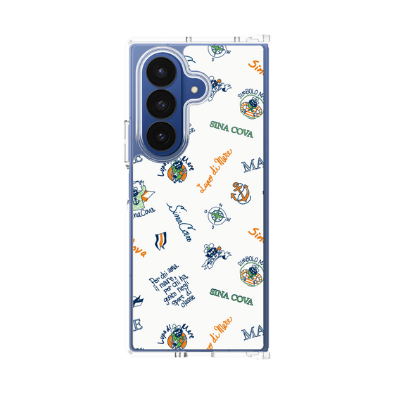 Clear Case［ SINA COVA - All-Over Captain Pattern ］