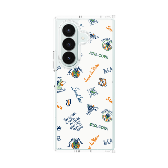 Clear Case［ SINA COVA - All-Over Captain Pattern ］