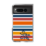 Clear Case［ SINA COVA - Border Stripes - Multicolor ］