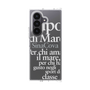 Clear Case［ SINA COVA - Typography ］