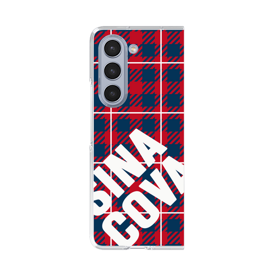 Clear Case［ SINA COVA - Check - Red ］