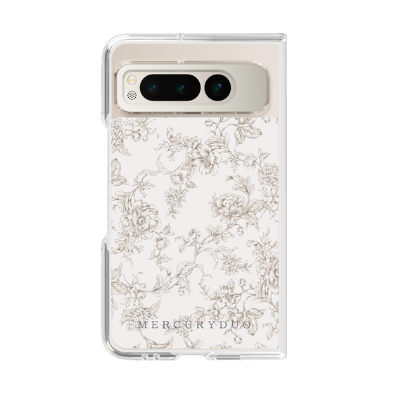 Clear Case［ MERCURYDUO - ToneFlower - Beige ］