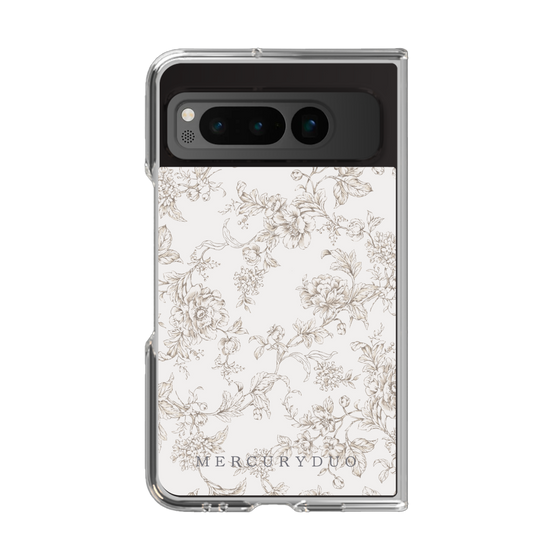 Clear Case［ MERCURYDUO - ToneFlower - Beige ］