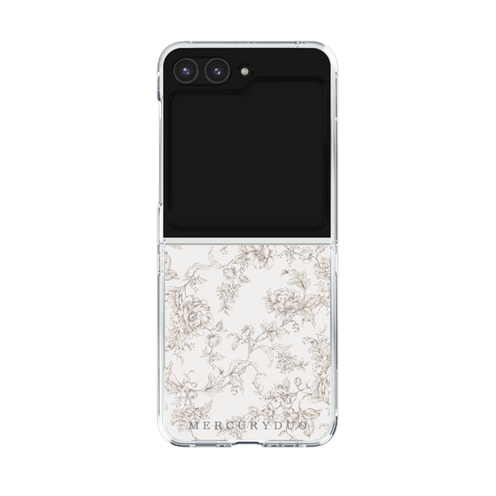 Clear Case［ MERCURYDUO - ToneFlower - Beige ］
