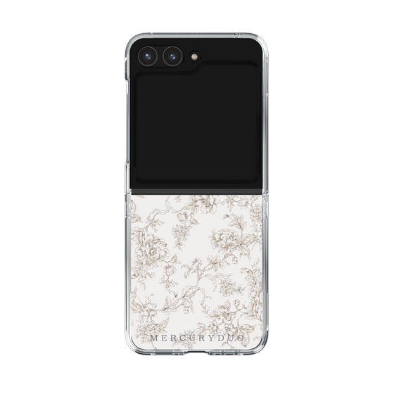 Clear Case［ MERCURYDUO - ToneFlower - Beige ］
