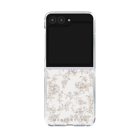 Clear Case［ MERCURYDUO - ToneFlower - Beige ］