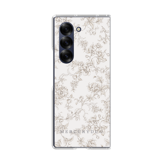 Clear Case［ MERCURYDUO - ToneFlower - Beige ］