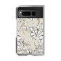 Clear Case［ MERCURYDUO - BotanicalFlower - Beige ］