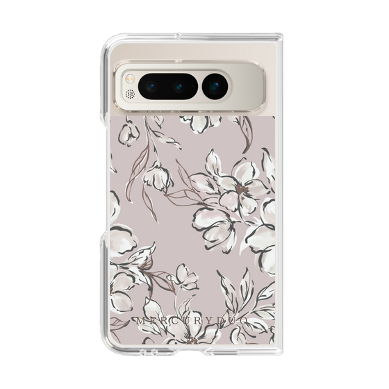 Clear Case［ MERCURYDUO - BotanicalFlower - lilac ］