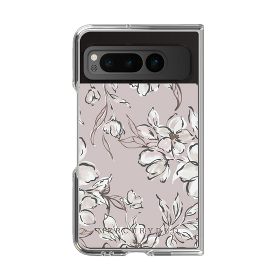 Clear Case［ MERCURYDUO - BotanicalFlower - lilac ］