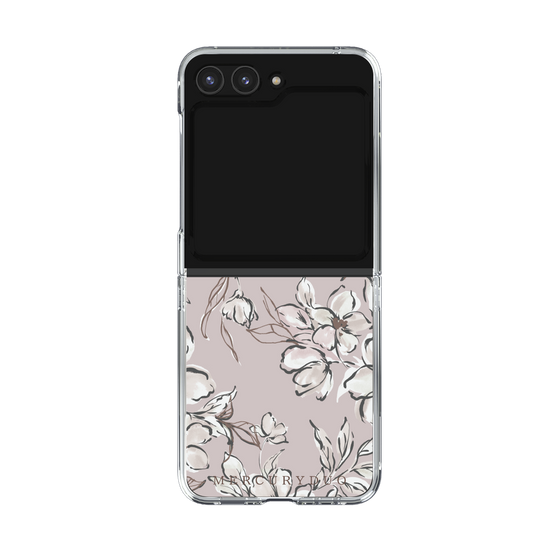 Clear Case［ MERCURYDUO - BotanicalFlower - lilac ］