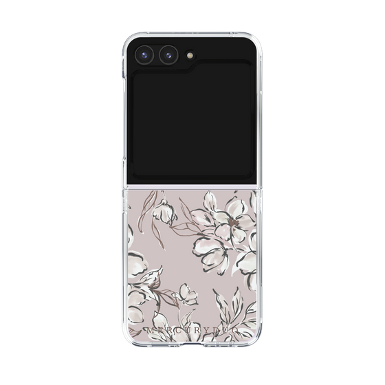 Clear Case［ MERCURYDUO - BotanicalFlower - lilac ］
