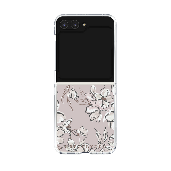 Clear Case［ MERCURYDUO - BotanicalFlower - lilac ］