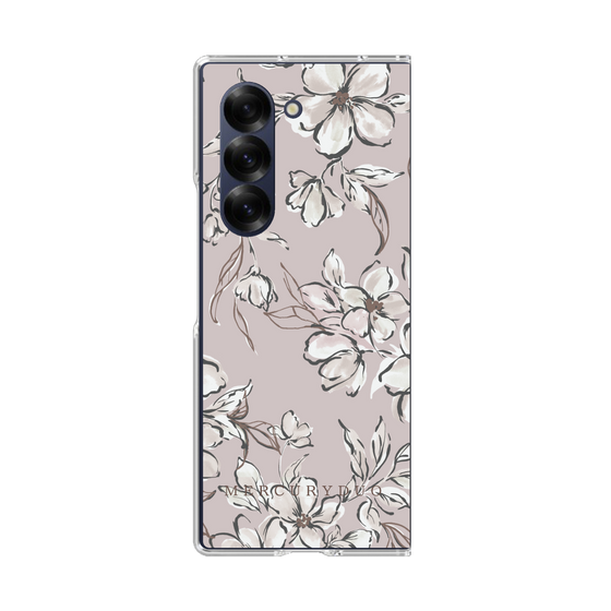 Clear Case［ MERCURYDUO - BotanicalFlower - lilac ］