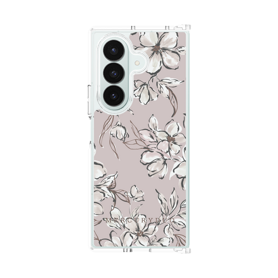 Clear Case［ MERCURYDUO - BotanicalFlower - lilac ］
