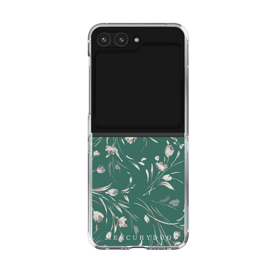Clear Case［ MERCURYDUO - BotanicalFlower - Green ］