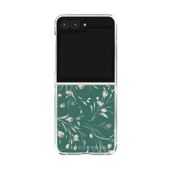 Clear Case［ MERCURYDUO - BotanicalFlower - Green ］