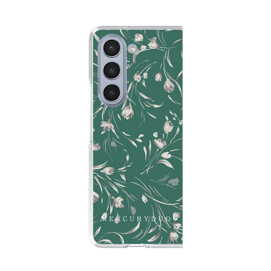 Clear Case［ MERCURYDUO - BotanicalFlower - Green ］