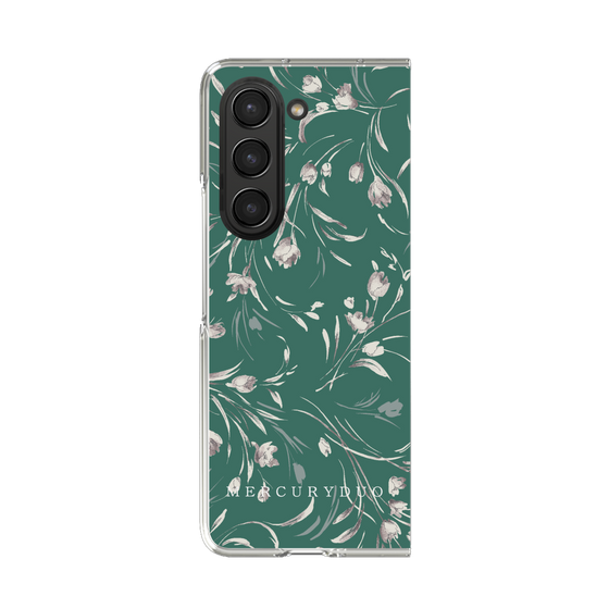 Clear Case［ MERCURYDUO - BotanicalFlower - Green ］