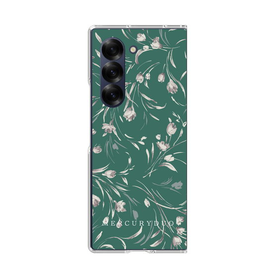 Clear Case［ MERCURYDUO - BotanicalFlower - Green ］