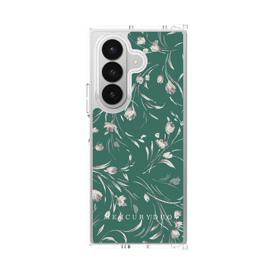 Clear Case［ MERCURYDUO - BotanicalFlower - Green ］