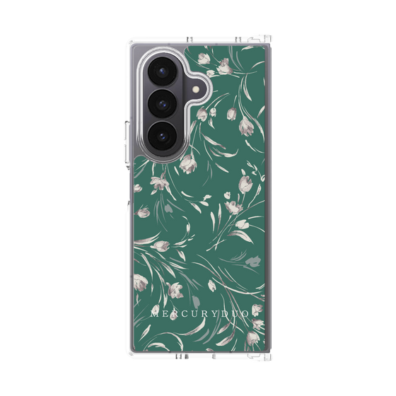 Clear Case［ MERCURYDUO - BotanicalFlower - Green ］