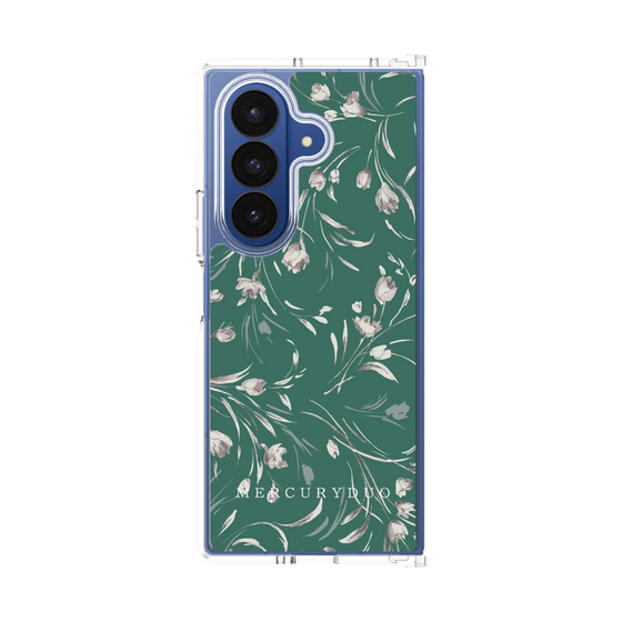 Clear Case［ MERCURYDUO - BotanicalFlower - Green ］