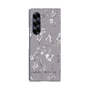 Clear Case［ MERCURYDUO - BotanicalFlower - Grey ］