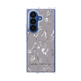 Clear Case［ MERCURYDUO - BotanicalFlower - Grey ］