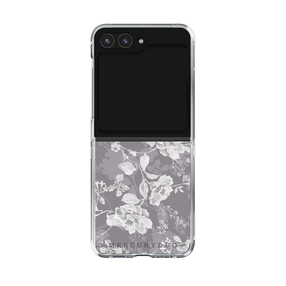 Clear Case［ MERCURYDUO - NuanceFlower -Grey ］