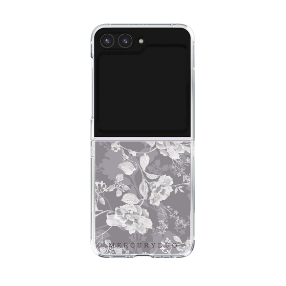 Clear Case［ MERCURYDUO - NuanceFlower -Grey ］