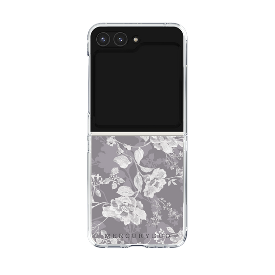 Clear Case［ MERCURYDUO - NuanceFlower -Grey ］
