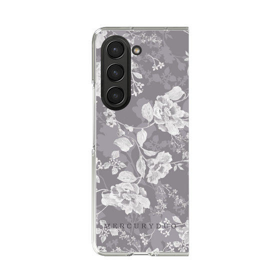 Clear Case［ MERCURYDUO - NuanceFlower -Grey ］