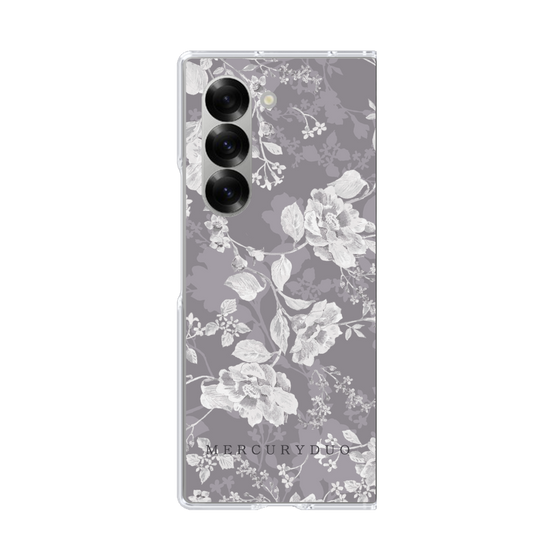 Clear Case［ MERCURYDUO - NuanceFlower -Grey ］