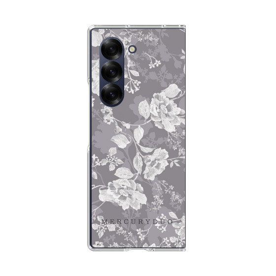 Clear Case［ MERCURYDUO - NuanceFlower -Grey ］