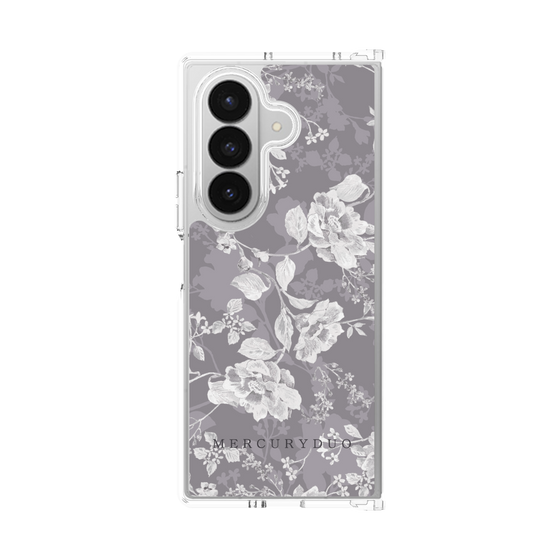 Clear Case［ MERCURYDUO - NuanceFlower -Grey ］