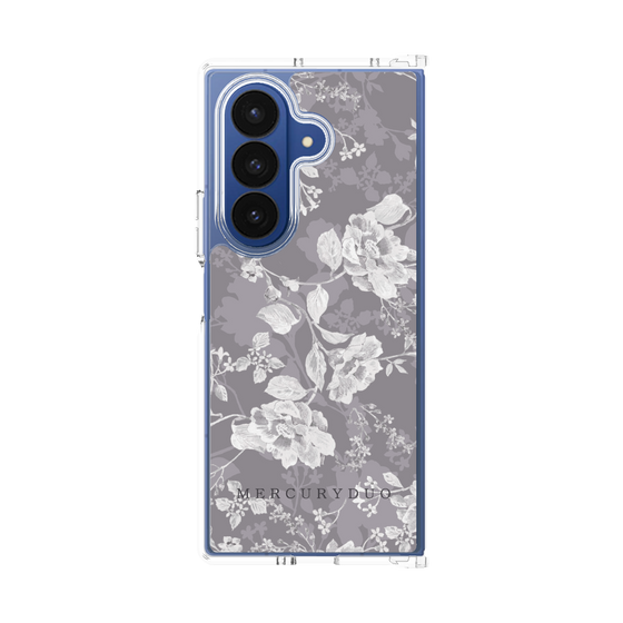 Clear Case［ MERCURYDUO - NuanceFlower -Grey ］