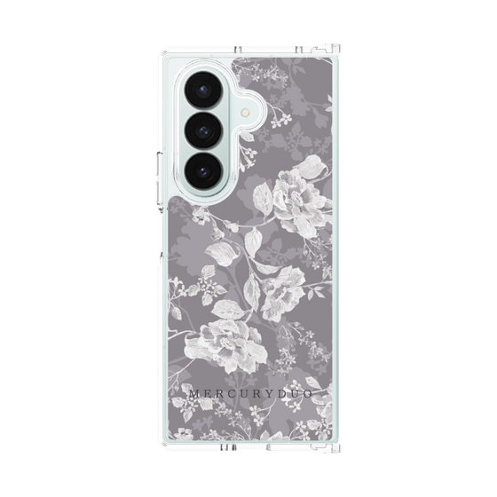 Clear Case［ MERCURYDUO - NuanceFlower -Grey ］