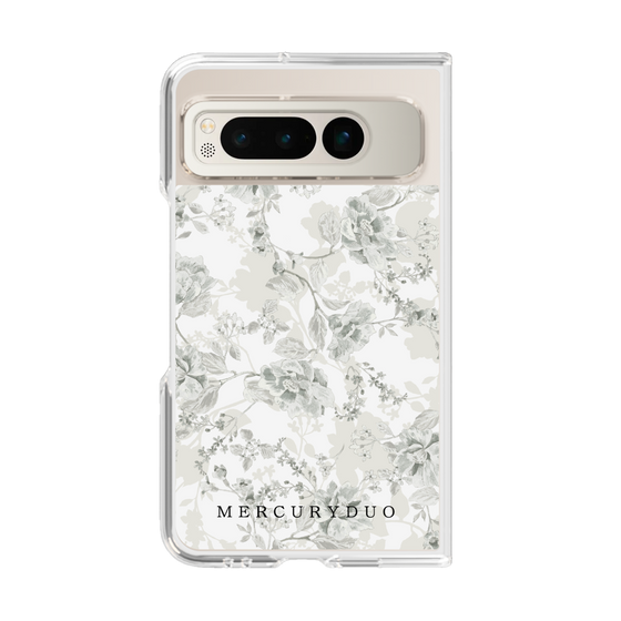 Clear Case［ MERCURYDUO - NuanceFlower - White ］