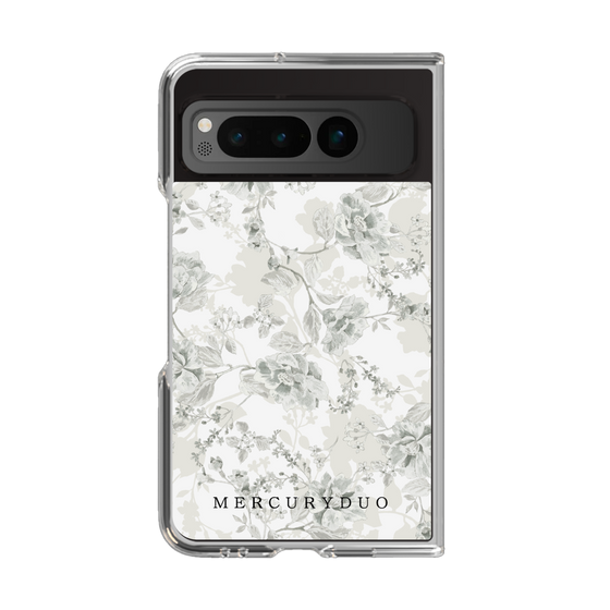Clear Case［ MERCURYDUO - NuanceFlower - White ］