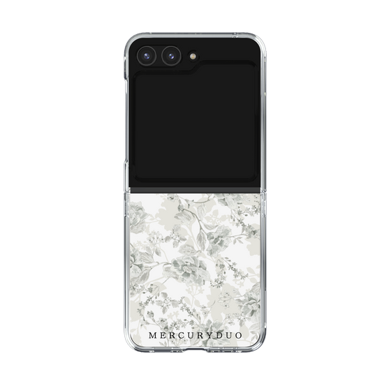 Clear Case［ MERCURYDUO - NuanceFlower - White ］