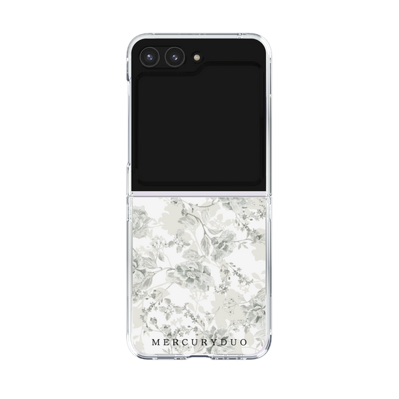 Clear Case［ MERCURYDUO - NuanceFlower - White ］