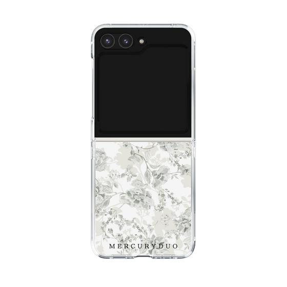 Clear Case［ MERCURYDUO - NuanceFlower - White ］