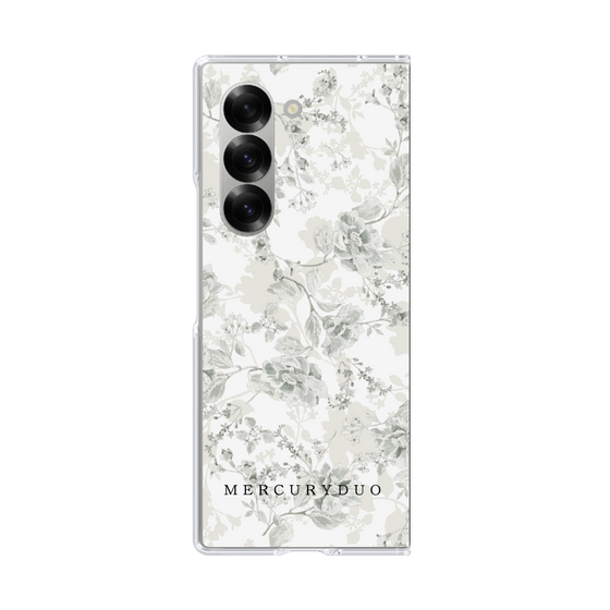 Clear Case［ MERCURYDUO - NuanceFlower - White ］