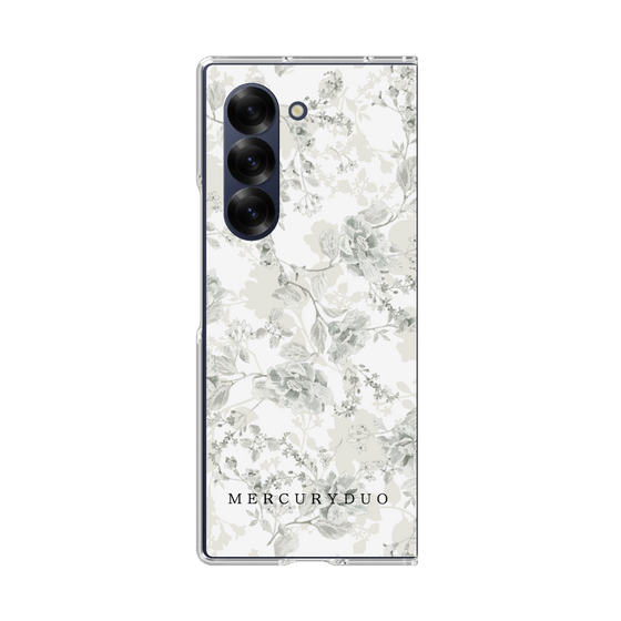 Clear Case［ MERCURYDUO - NuanceFlower - White ］