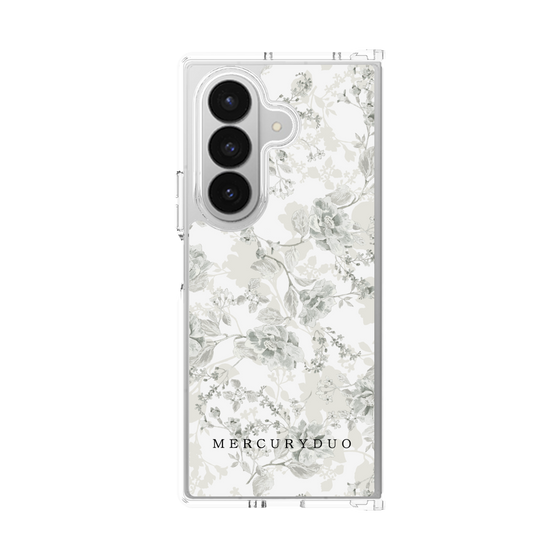 Clear Case［ MERCURYDUO - NuanceFlower - White ］
